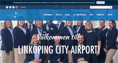 Desktop Screenshot of linkopingcityairport.se